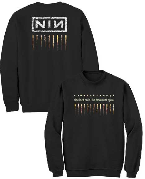 NINE INCH NAILS | Downtown Crew Neck Sweatshirt | Black