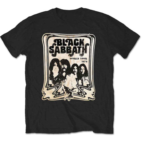 BLACK SABBATH | World Tour1978 S/S Tee | Black