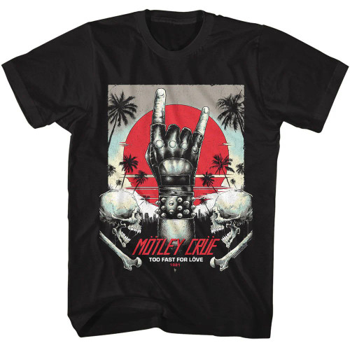 MOTLEY CRUE | Too Fast For Love S/S Tee | Black