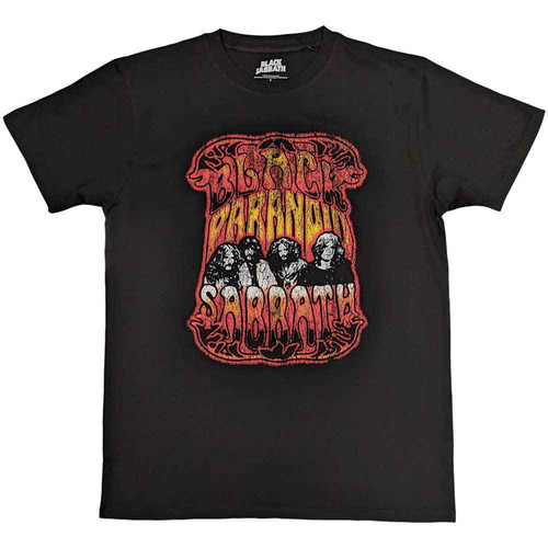 BLACK SABBATH | Paranoid Psych S/S Tee | Black