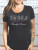 BEAUTIFUL DISASTER | IDGAF Scoop S/S Tee | Black