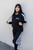BEAUTIFUL DISASTER | Punk Princess Zip Hoodie | Blk/Wht