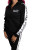 BEAUTIFUL DISASTER | Punk Princess Zip Hoodie | Blk/Wht