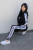 BEAUTIFUL DISASTER | Punk Princess Zip Hoodie | Blk/Wht