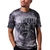 Led Zeppelin Adult Black Cloud Wash Short Sleeve Tee