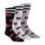 KISS Assorted 3-Pack Crew Socks