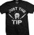 CARTEL INK | Horror Tip S/S Tee | Black