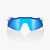 SPEEDCRAFT SL Matte White/Metallic Blue | HiPER Blue Multilayer Mirror Lens