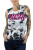 BEAUTIFUL DISASTER | Grace Tie-Dye Tank | Black/White