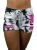 BEAUTIFUL DISASTER | Grace Tie-Dye Shorts | Black/White
