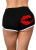 PINKY STAR | Kiss Meow Shorts | Black/White
