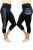 BEAUTIFUL DISASTER | Storm Capri Leggings | Black