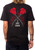 A LOST CAUSE | Burning Rose S/S Tee | Black