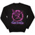 Black Sabbath | Neon Pink Henry Oversized Sweatshirt | Black