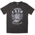 JOHNNY CASH | Walk the Line Boots S/S Tee | Charcoal Gray