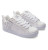 DC | Women's Court Graffik | White/White/Silver