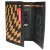 Fasthouse| Distortion Trifold Wallet | Black/Gold