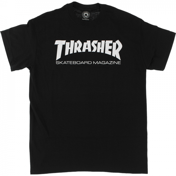 THRASHER | Skate Mag Logo  S/S Tee | Black