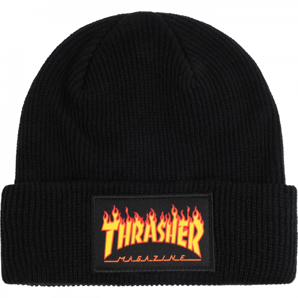 THRASHER Flame Patch Beanie
