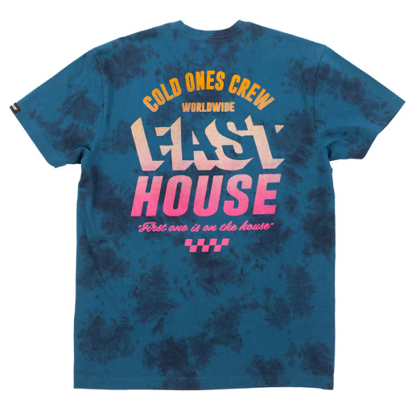FASTHOUSE | Cold Ones S/S Tee | Indigo Crystal Wash