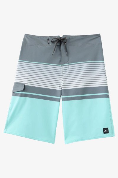 O'NEILL | Lennox Stripe 21" Boardshort | Gargoyle
