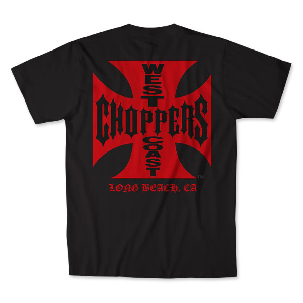 WEST COAST CHOPPERS | OG Classic S/S Tee | Black/ Red