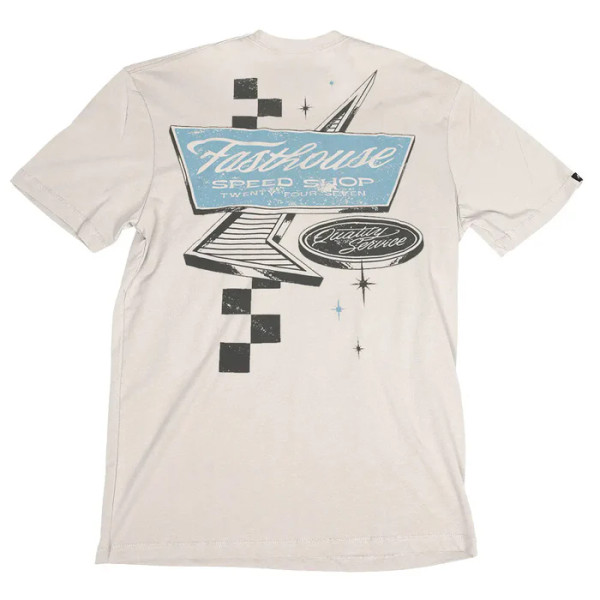 FASTHOUSE | Drive-In S/S Tee | Light Grey