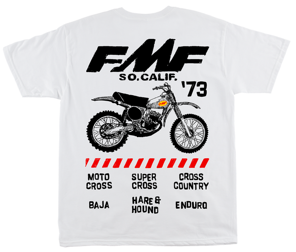 FMF | Grit S/S Tee | White