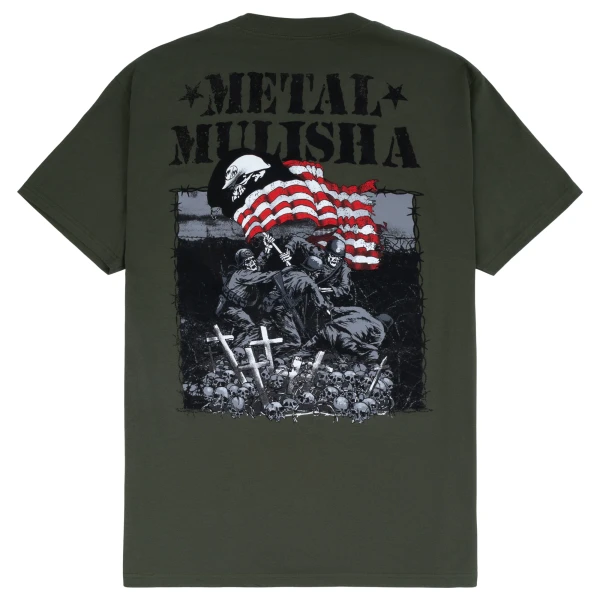 METAL MULISHA | War Memorial S/S Tee | Military Green
