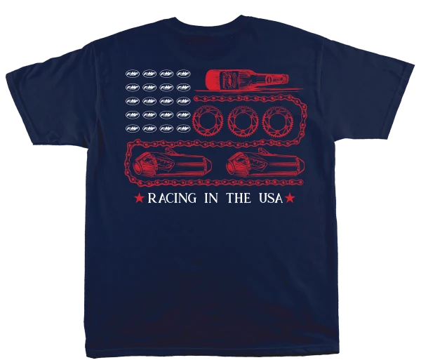 FMF | Racing In The USA S/S Tee | Navy