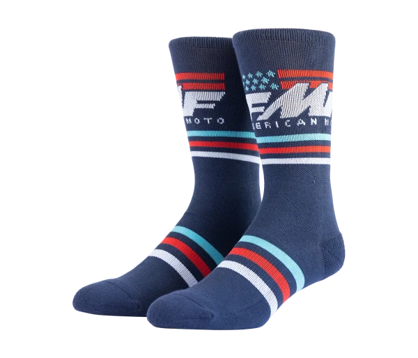 FMF | American Moto Sock | Navy