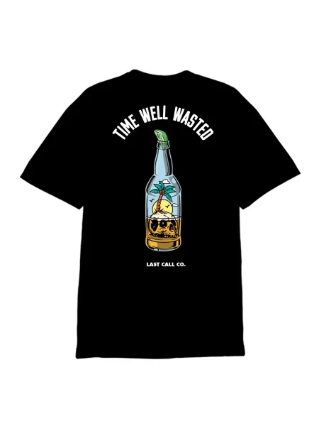 LAST CALL CO | Well Wasted S/S Tee | Black