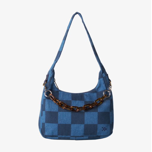 THREAD | DENIM CHECK - PENNY SHOULDER BAG