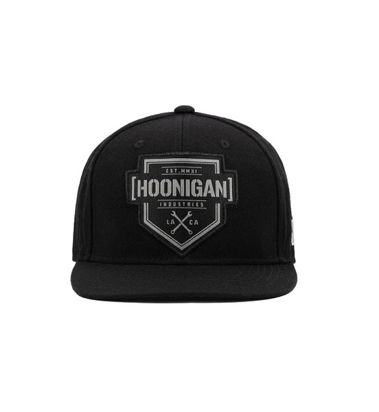 HOONIGAN | Bracket X Snapback Hat | Black/Black