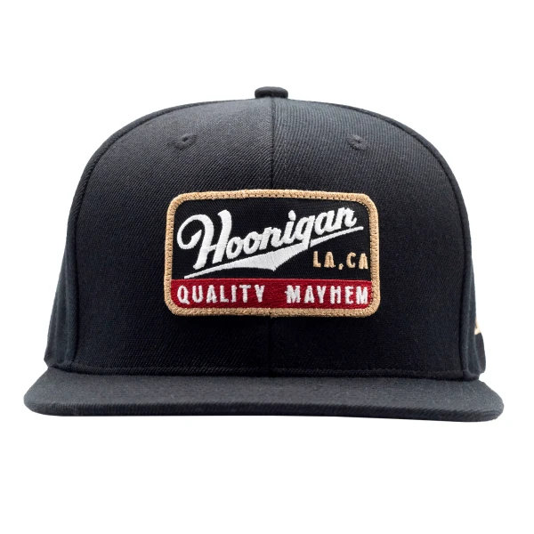 HOONIGAN | Champagne  Snapback Hat | Black