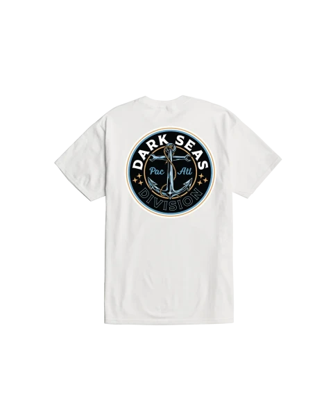 DARK SEAS | Anchors Up S/S tee | Vintage White