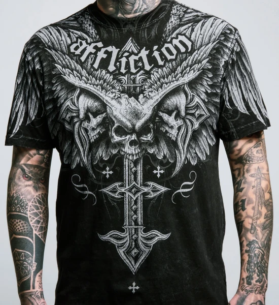 AFFLICTION | Death Eyes S/S Tee | Black
