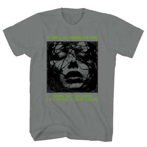 TYPE O NEGATIVE | Find Your Love S/S Tee | Charcoal