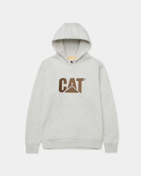 CAT | Trademark Hooded Sweatshirt | Cream Heather