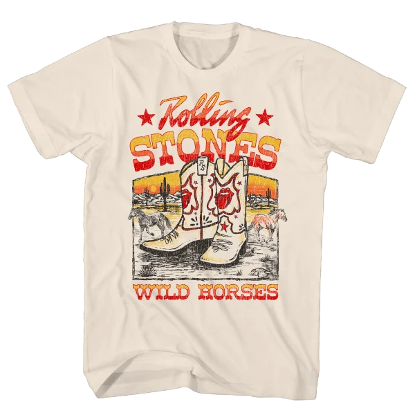 ROLLING STONES | Wild Horses S/S Tee | Natural