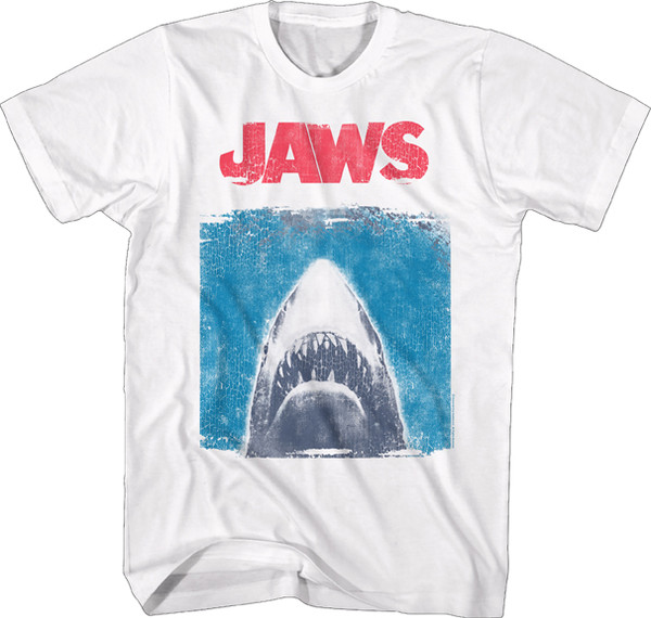 JAWS | Simplified Jaws S/S Tee | White