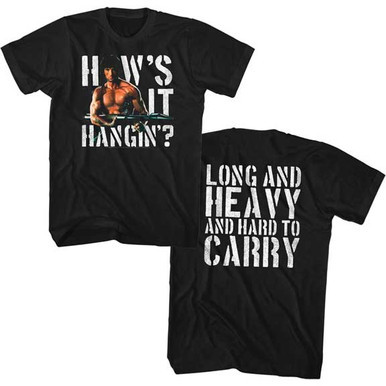 RAMBO | HOW'S IT HANGING S/S TEE | BLACK