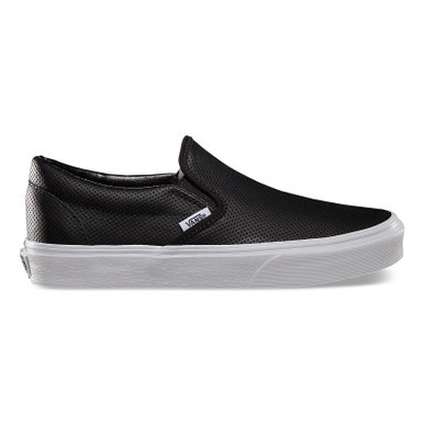 VANS | PERF LEATHER SLIP-ON | Black
