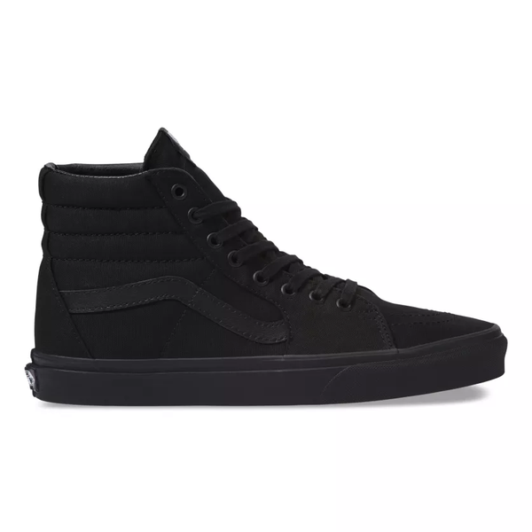 VANS-SK8-HI CANVAS-BLACK/BLACK/BLACK