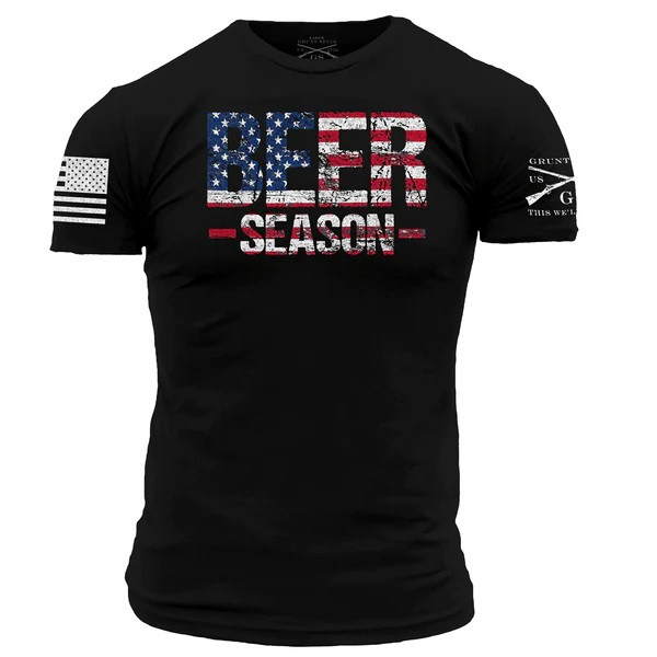 GRUNT STYLE | USA Beer Season S/S Tee | Black