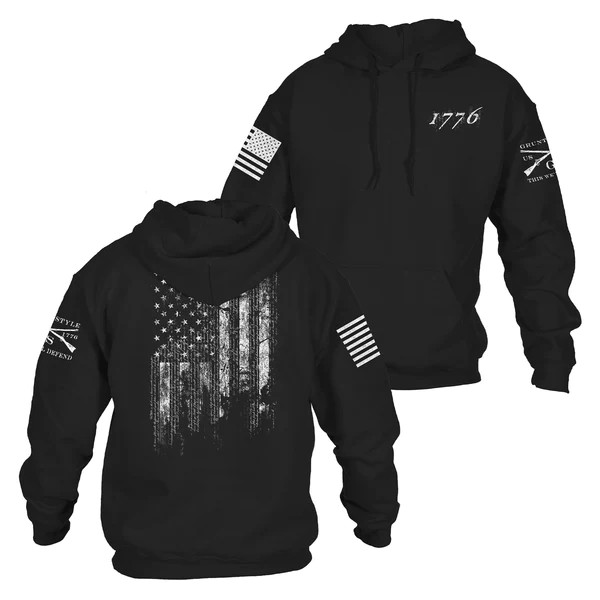 GRUNT STYLE | 1776 Flag Pullover Hoodie