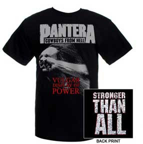 PANTERA | Vulgar Display Power Tee | Black
