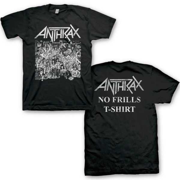 ANTHRAX | No Frills Tee | Black