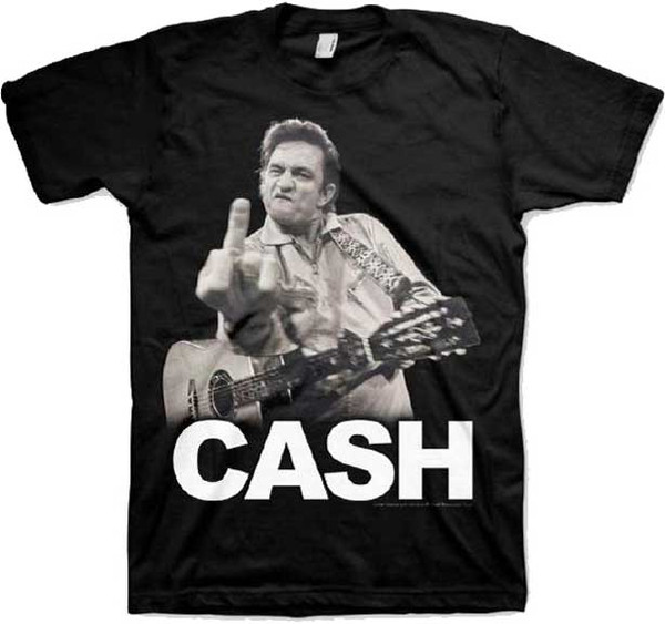 JOHNNY CASH | The Bird S/S Tee | Black
