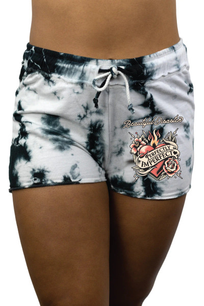 BEAUTIFUL DISASTER | Rebel Ink Tie Dye Shorts |